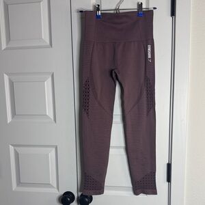 Gymshark Mauve Textured Leggings